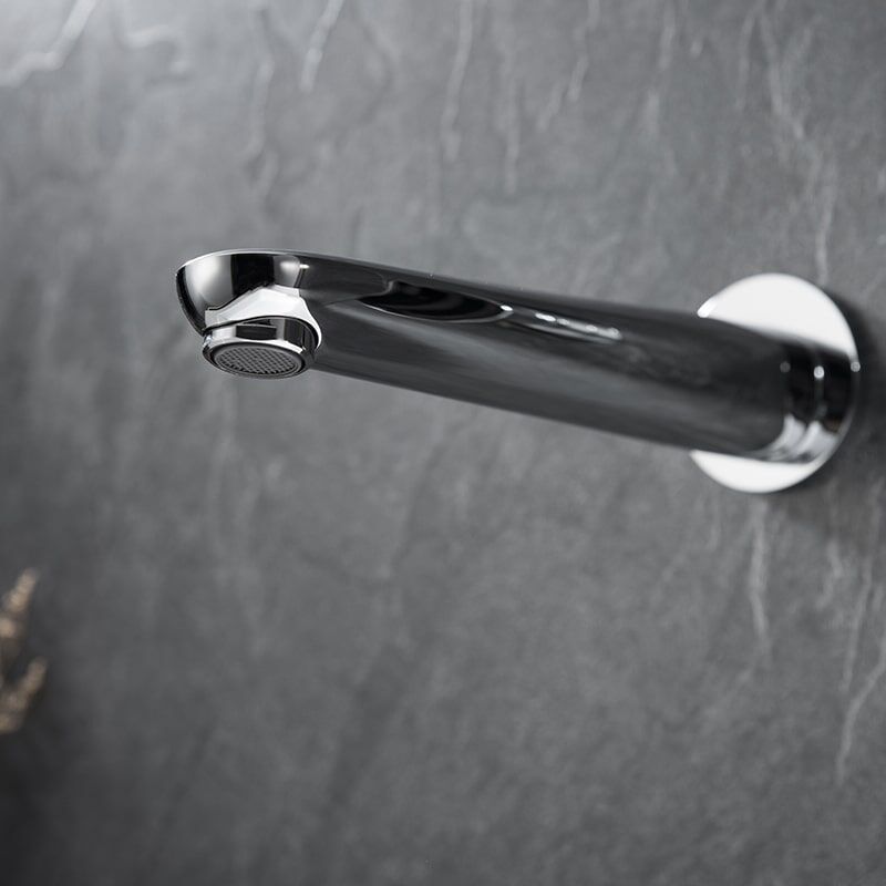 Luxury Brass Wall Mounted Basin Tap Matte Waterfall Concealed Basin Mixer Faucet-11