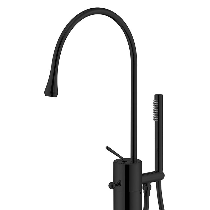 Popular Floor Mounted Luxury Brass Bath Mixer Tap Single Lever Freestanding Bathtub Faucet Free Standing Bath Faucet (3)