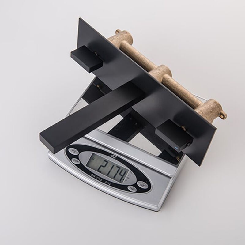 brass 2 lever handles square wall mounted Waterfall bathroom sink basin faucet-3